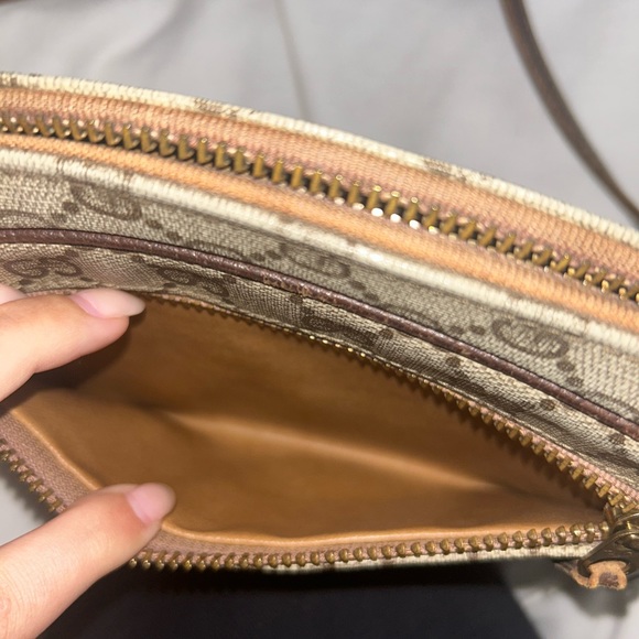 Vintage Gucci GG Monogram Supreme Sherry Web Ophidia Camera Crossbody Bag - Picture 8 of 8